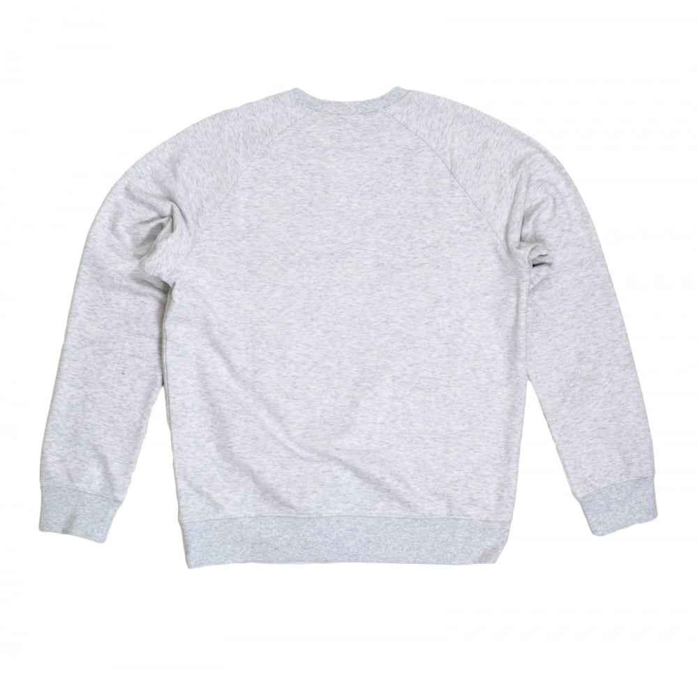 Mens Crew Neck Ash Heather Cotton Mix Holbrook LT Regular Fit Sweatshirt by Carhartt CARH7257