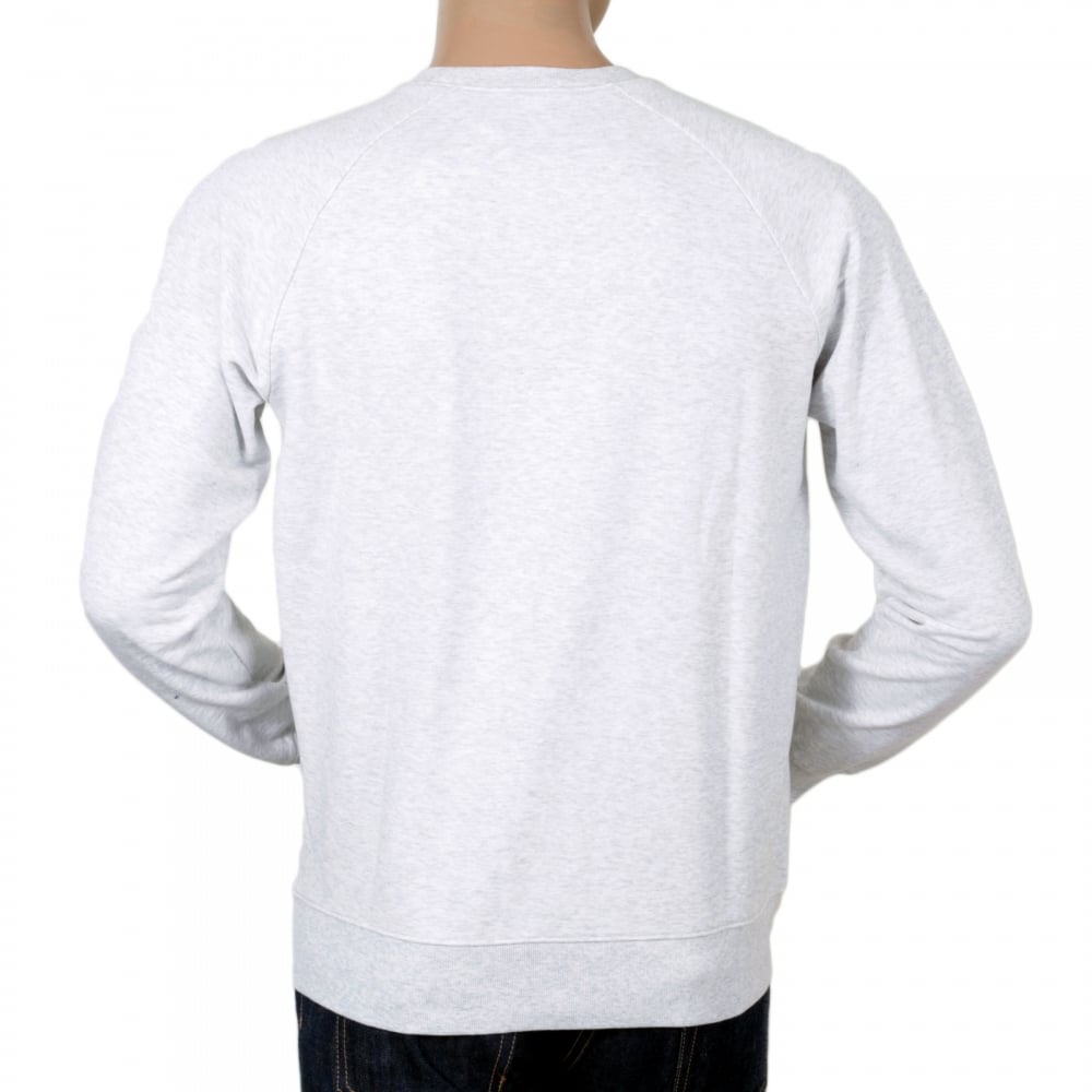 Mens Crew Neck Ash Heather Cotton Mix Holbrook LT Regular Fit Sweatshirt by Carhartt CARH7257