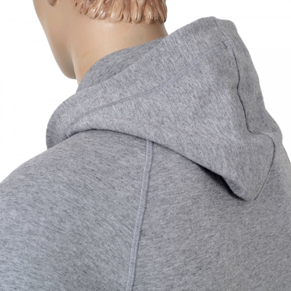 Mens Hooded Zipped Front Sweatshirt in Grey by DSquared with Logo Applique DSQU6278