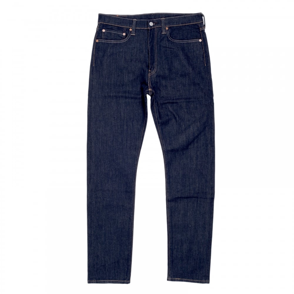 Mens Slim Tapered Fit 522 Big Blend Dark Blue Low Waist Zip Fly Denim Jeans by Levis