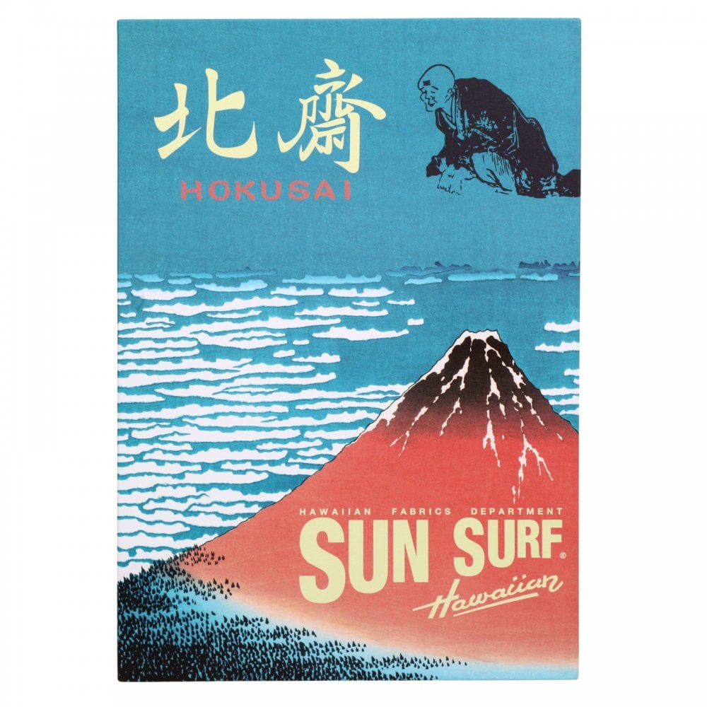 Limited Edition Sun Surf SS37576 Great Wave of Kanaqawa Regular Fit Short Sleeve Off White Hawaiian Shirt for Men