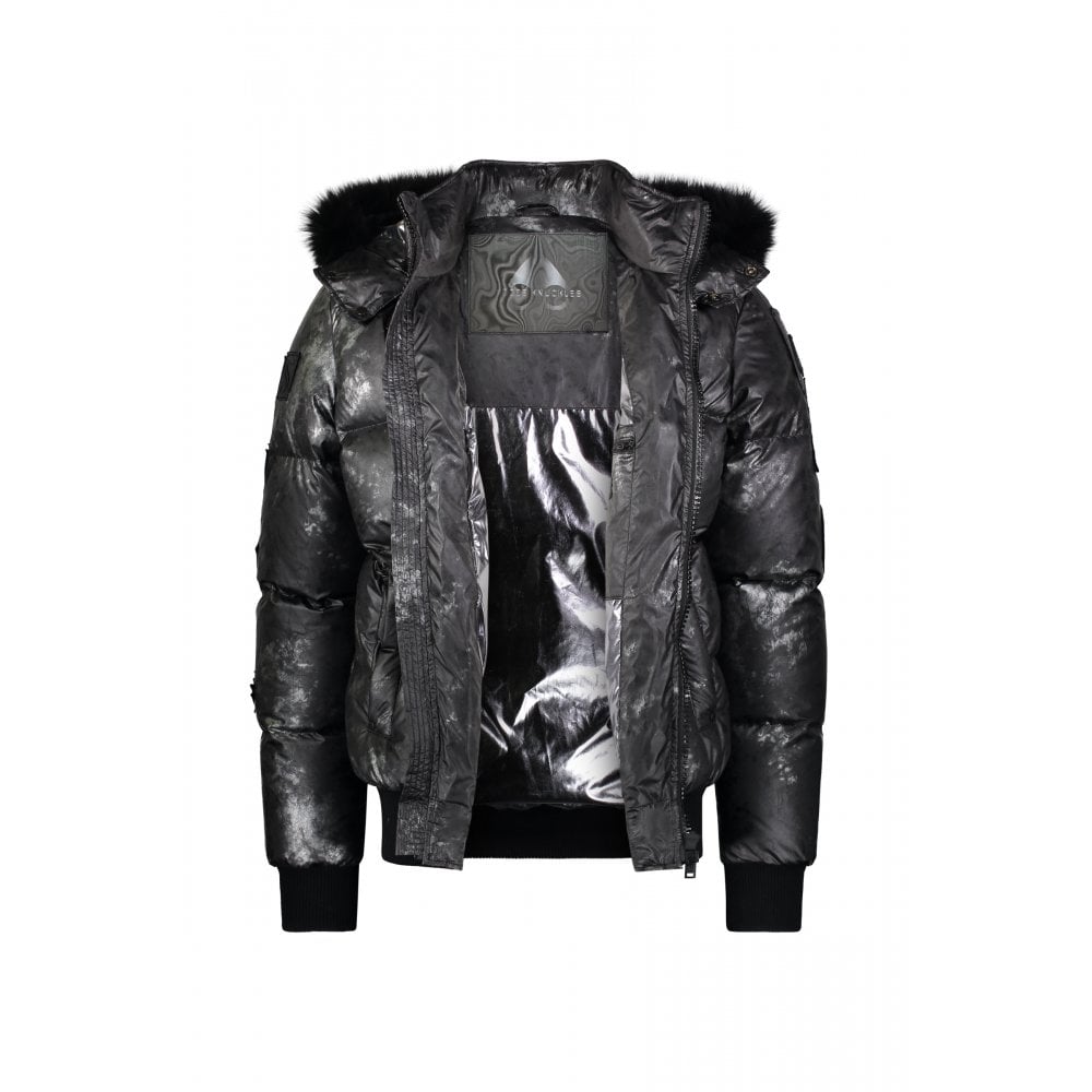 Pengarth Bomber Down filled Puffer jacket in Carbon