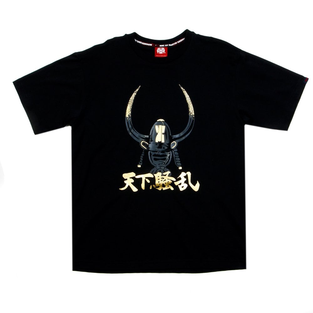 Crew Neck Black WORLD DISTURBANCE T-shirt
