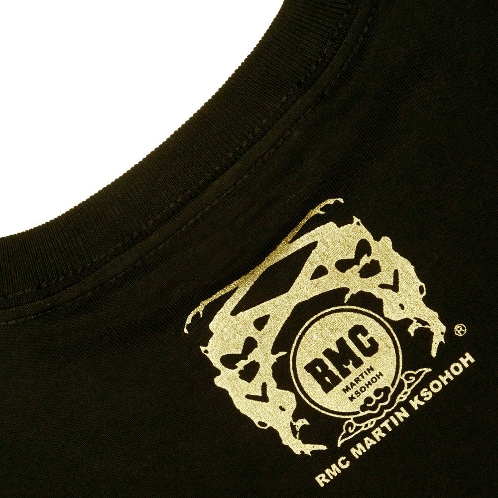 Black Crew Neck Regular Fit T-Shirt with URLIFEORMYLIFE Print