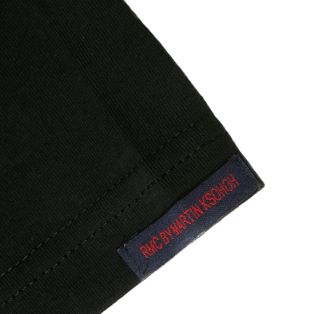 Untunk Black Crew Neck Regular Fit Short Sleeve T-Shirt