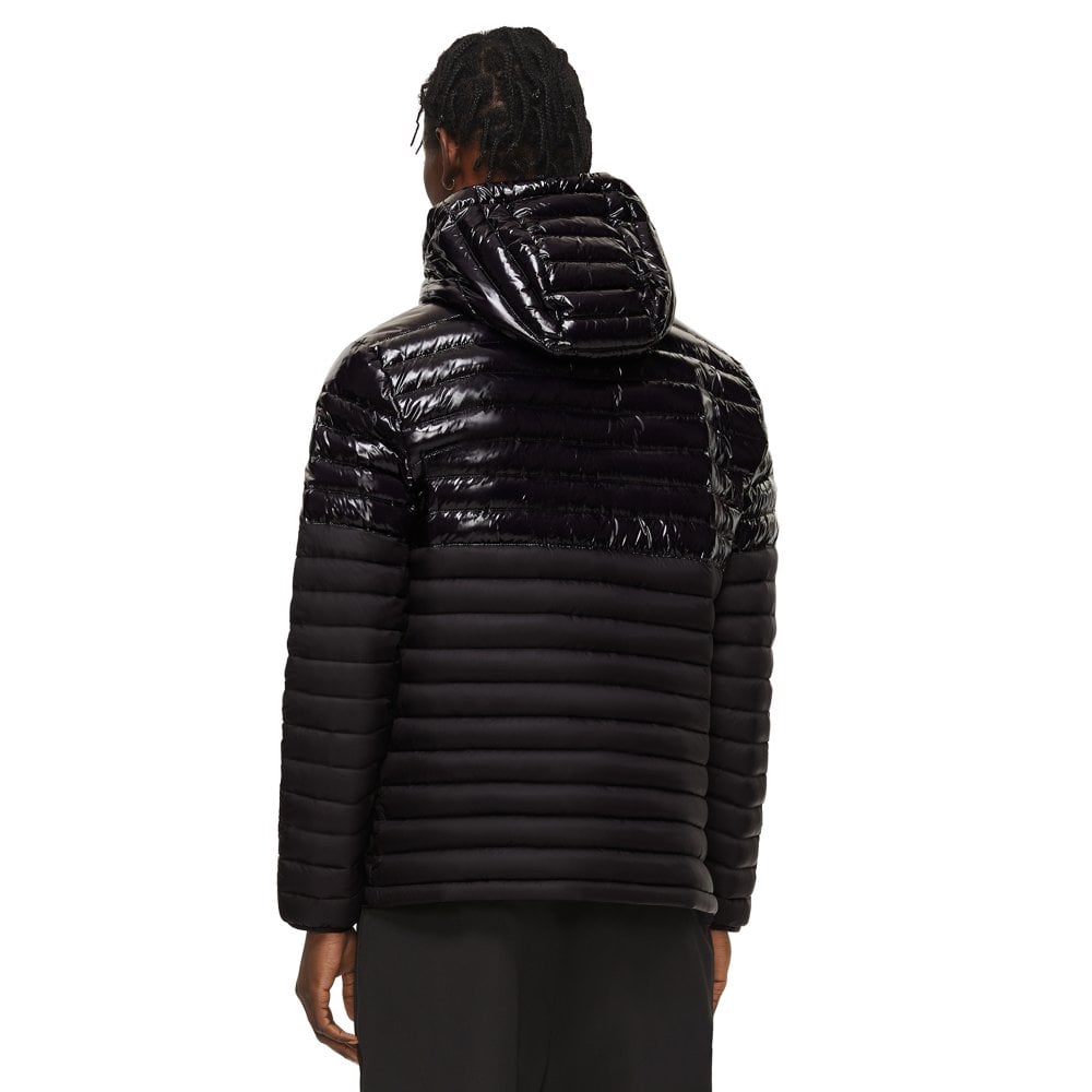 Moose Knuckles Mens Black Quilted Ropper Jacket