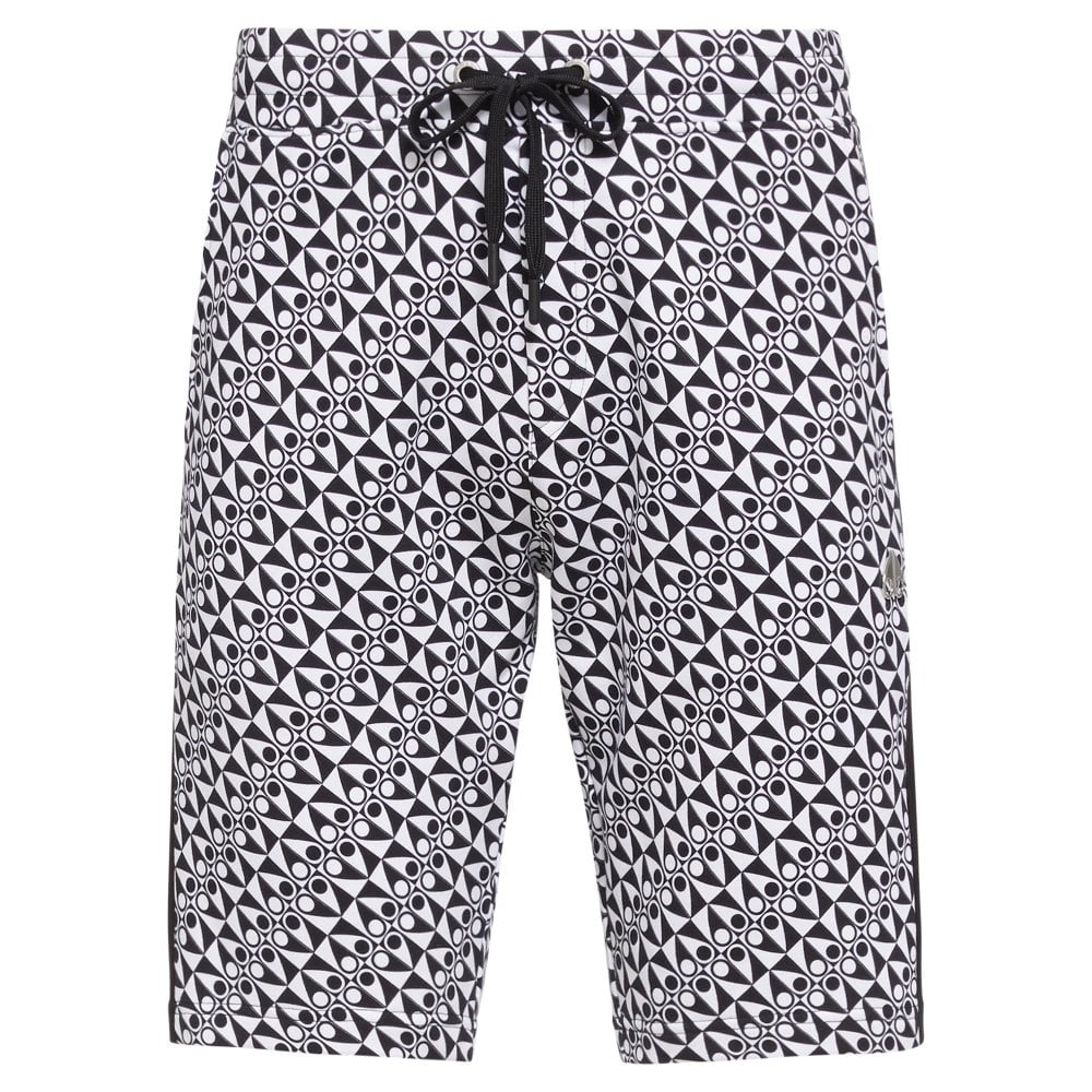 Moose Knuckles Mens Black Checkerboard print Click Shorts
