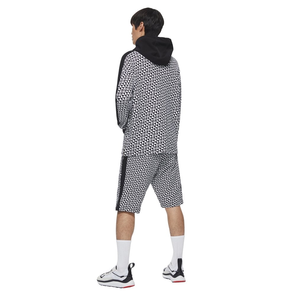 Moose Knuckles Mens Black Checkerboard print Click Shorts