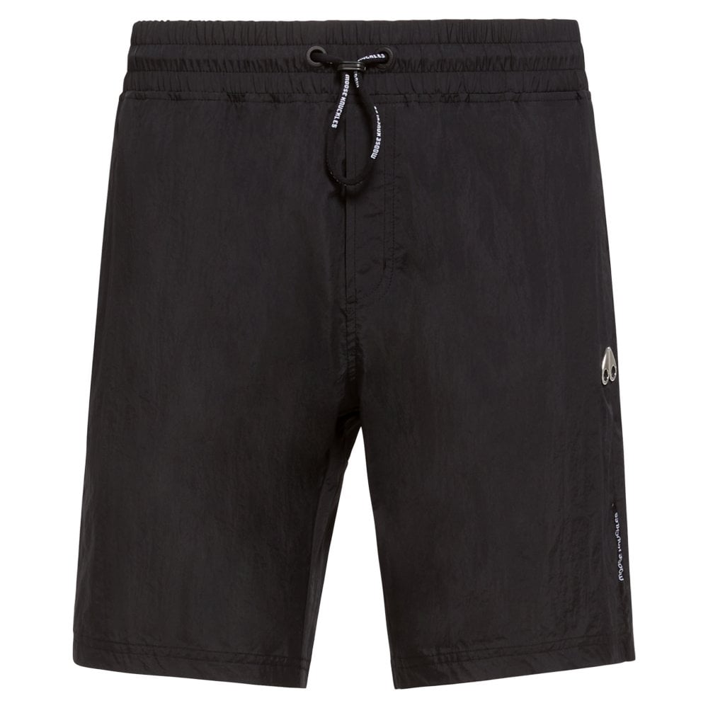 Moose Knuckles Mens Black Supergrass Shorts