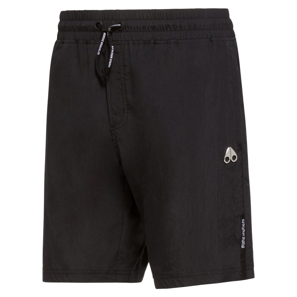 Moose Knuckles Mens Black Supergrass Shorts