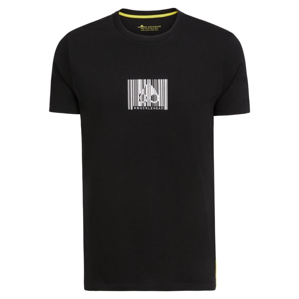 Moose Knuckles Mens Black Tonight Crewneck T-Shirt