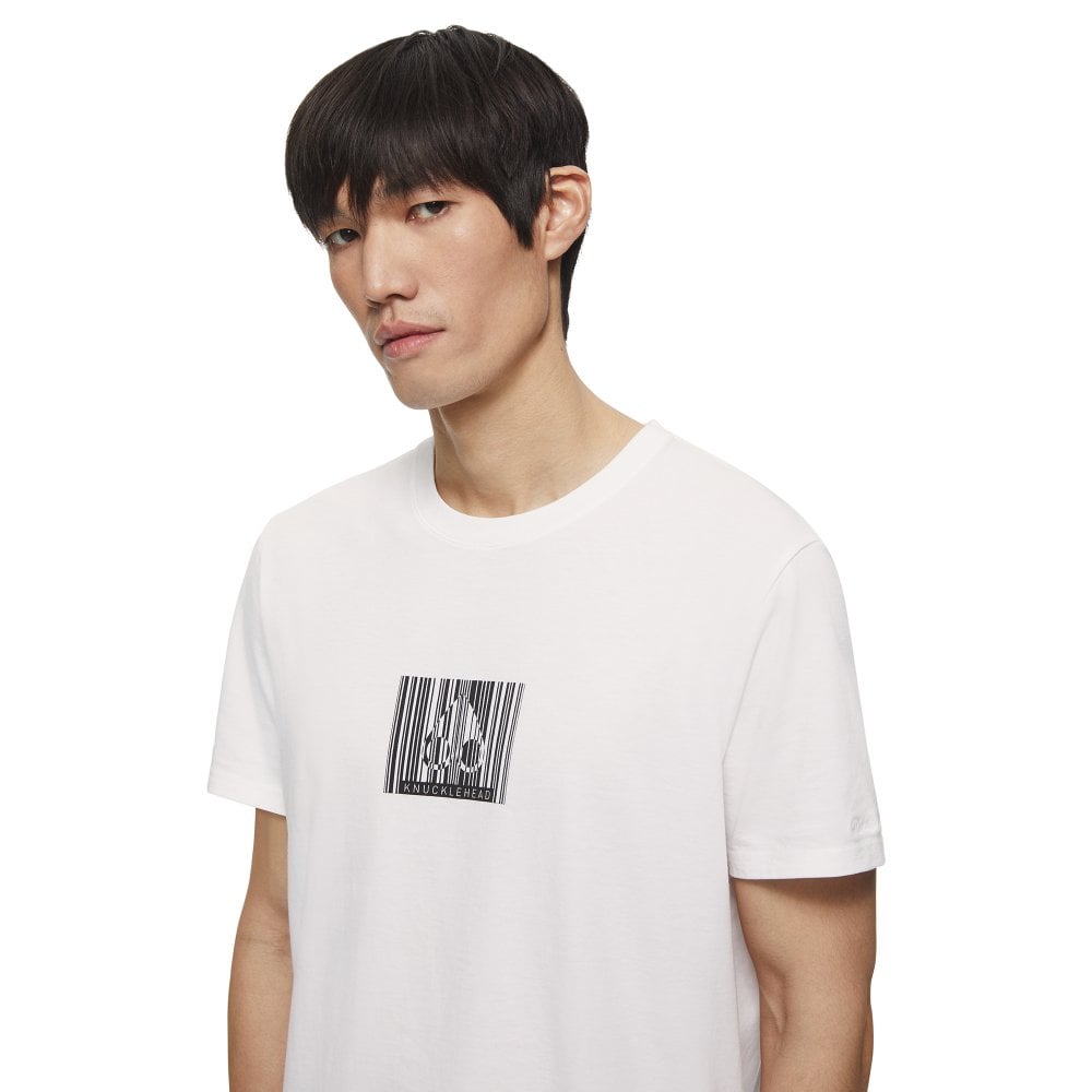 Moose Knuckles Mens White Tonight Crewneck T-Shirt