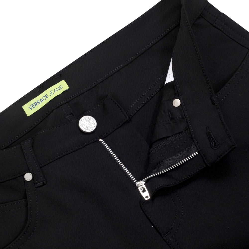 Versace Jeans Slim Fit Mens Stretch Black Jeans
