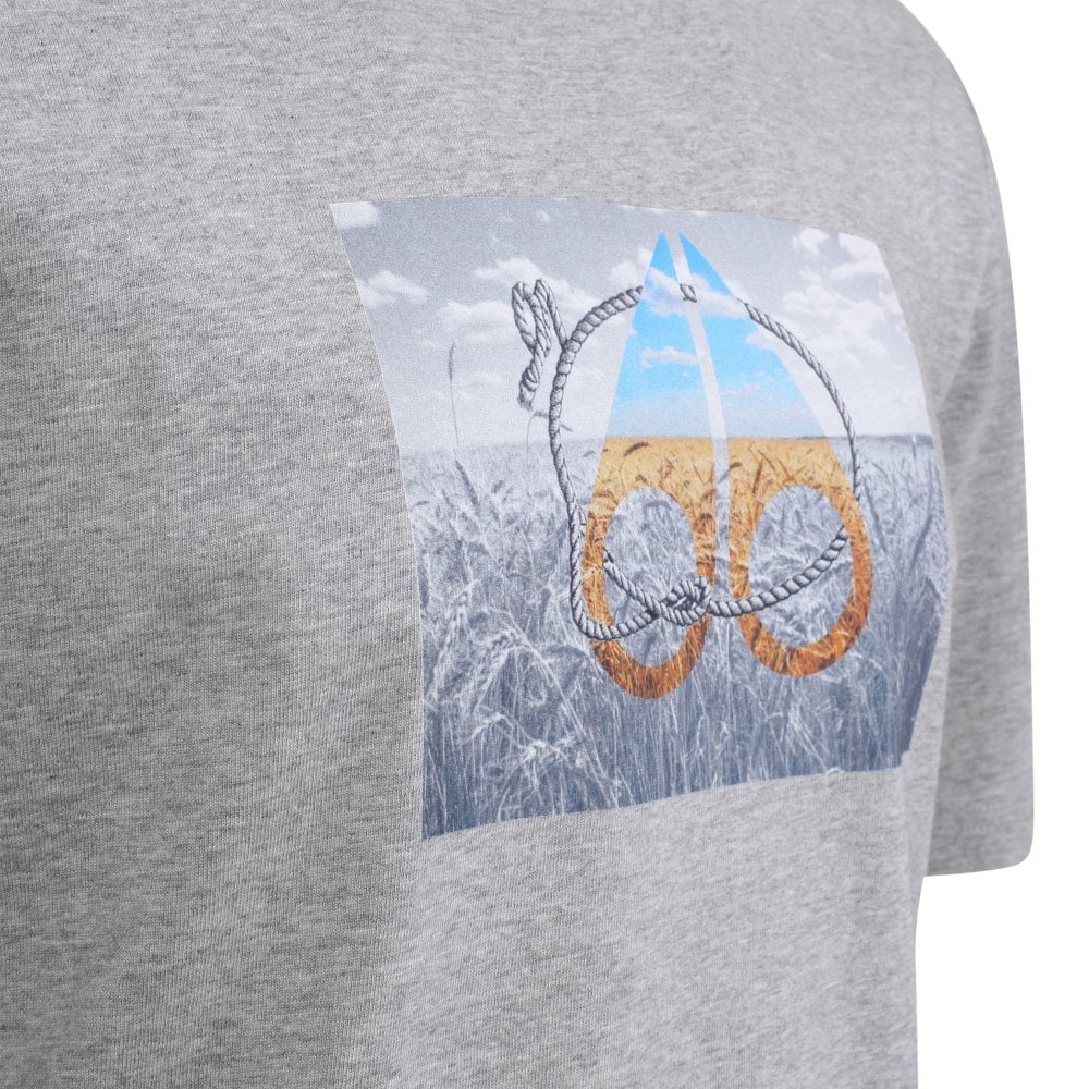 Moose Knuckles Mens Grey Prairie T Shirt