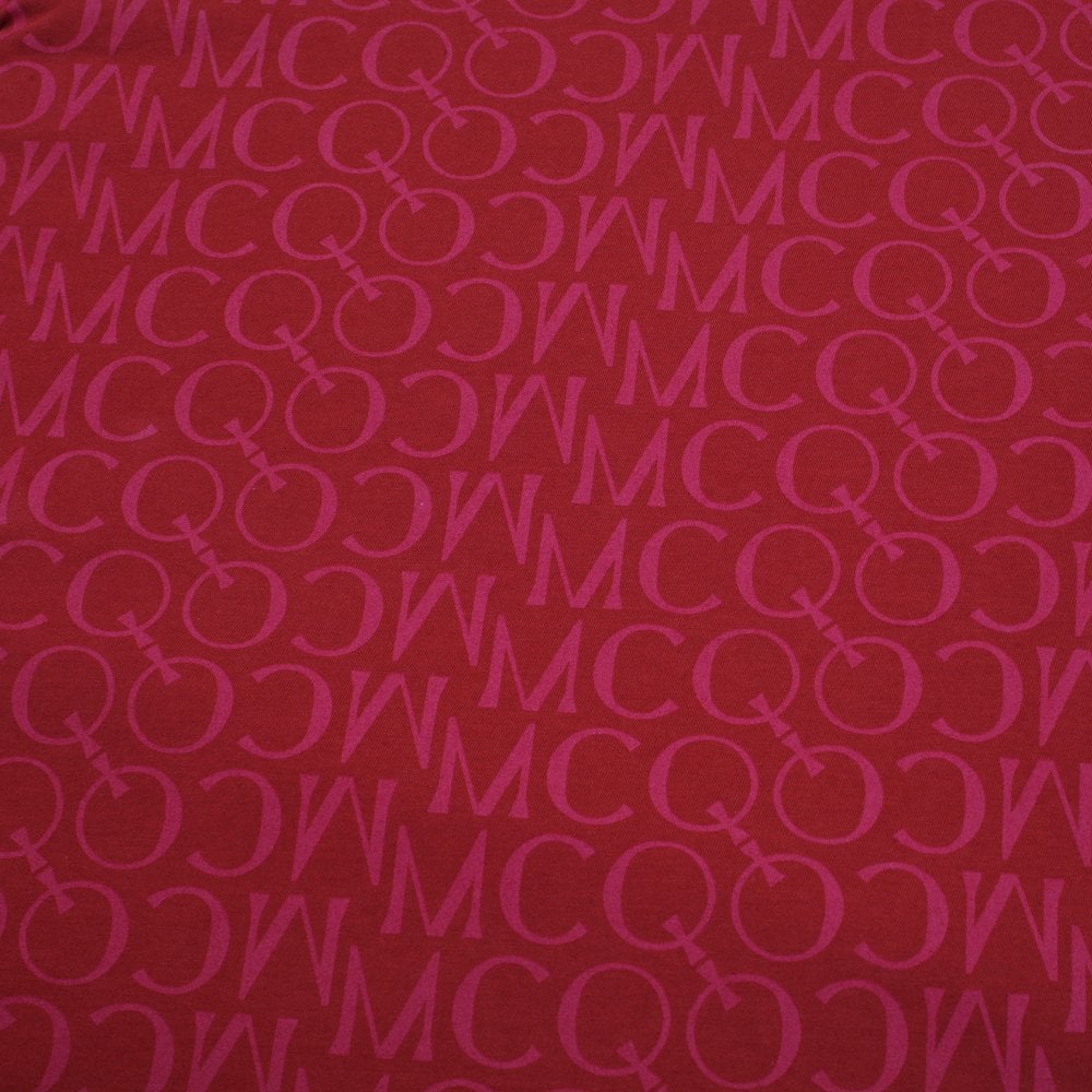 Mens Jacquard Logo Rust T Shirt