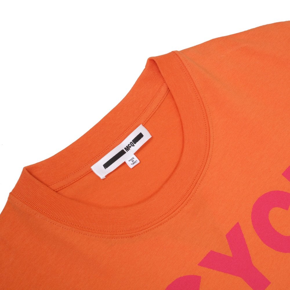 Mens Psych High Voltage Burnt Orange T Shirt