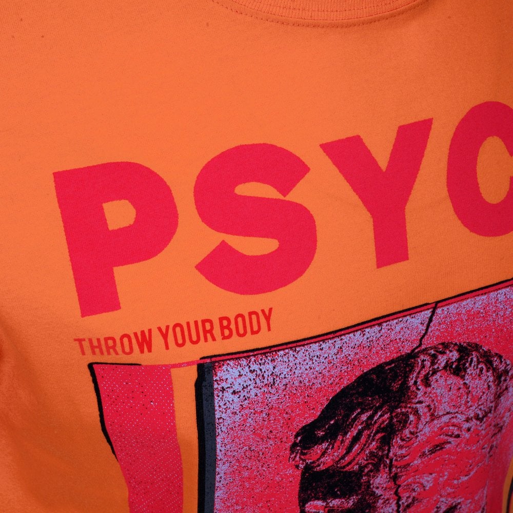 Mens Psych High Voltage Burnt Orange T Shirt