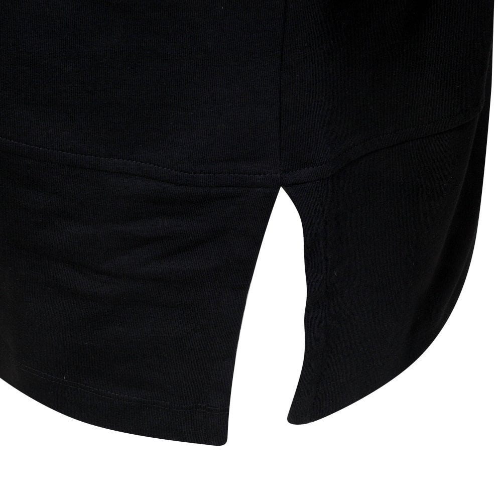 Mens Upcycled Patch Black T Shirt