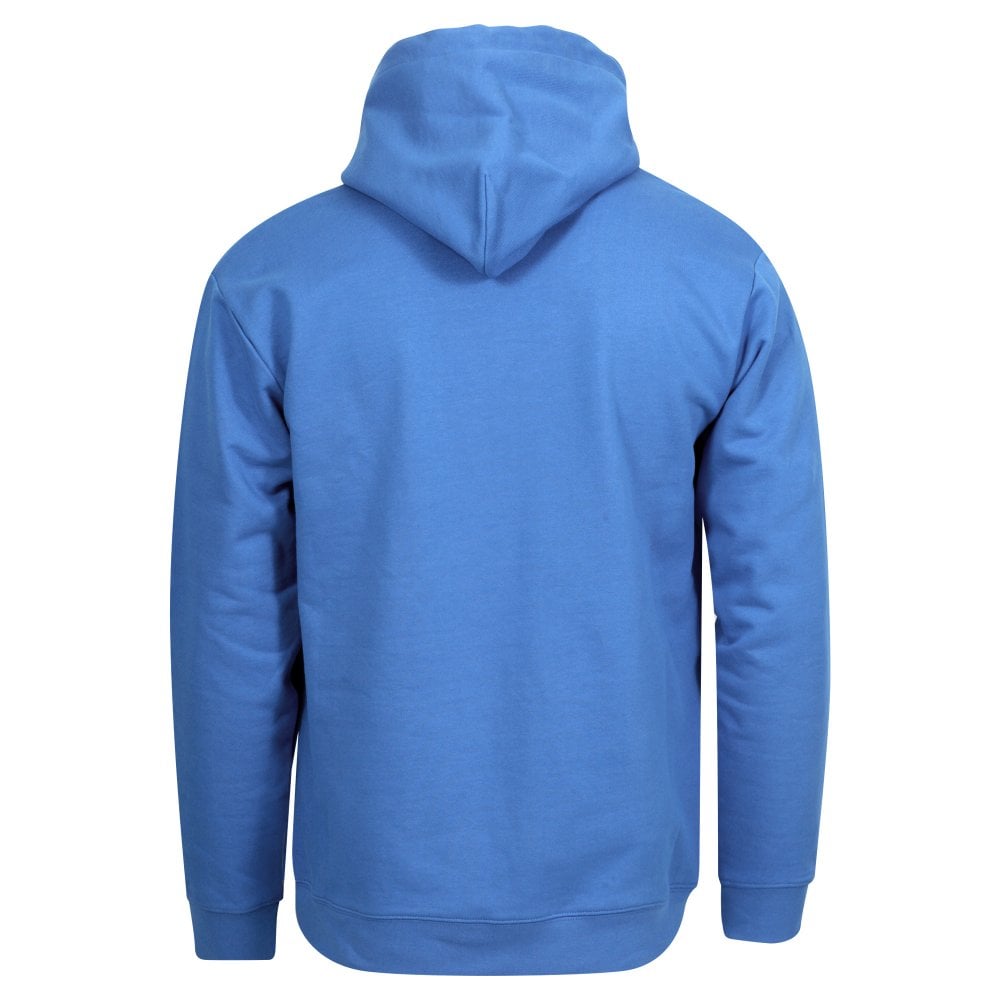 Mens Wire Blue Logo Hoody
