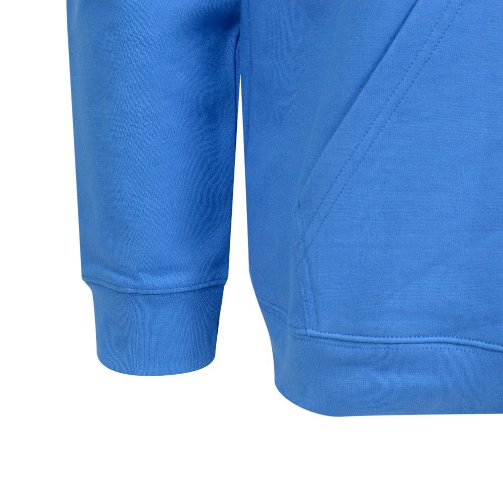 Mens Wire Blue Logo Hoody