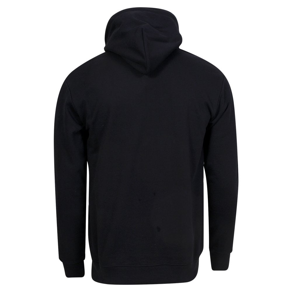 Mens Black Logo Hoody