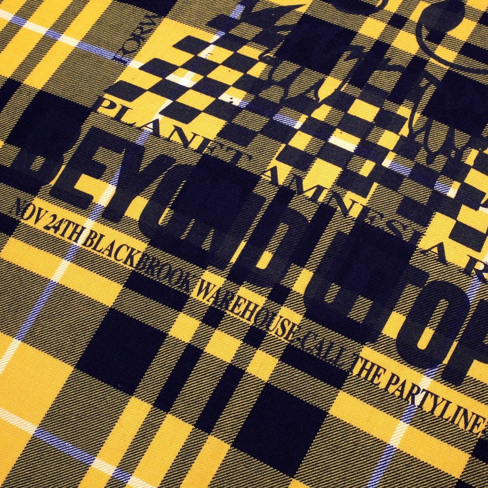 Mens Black and Yellow Gold Skater Hoody