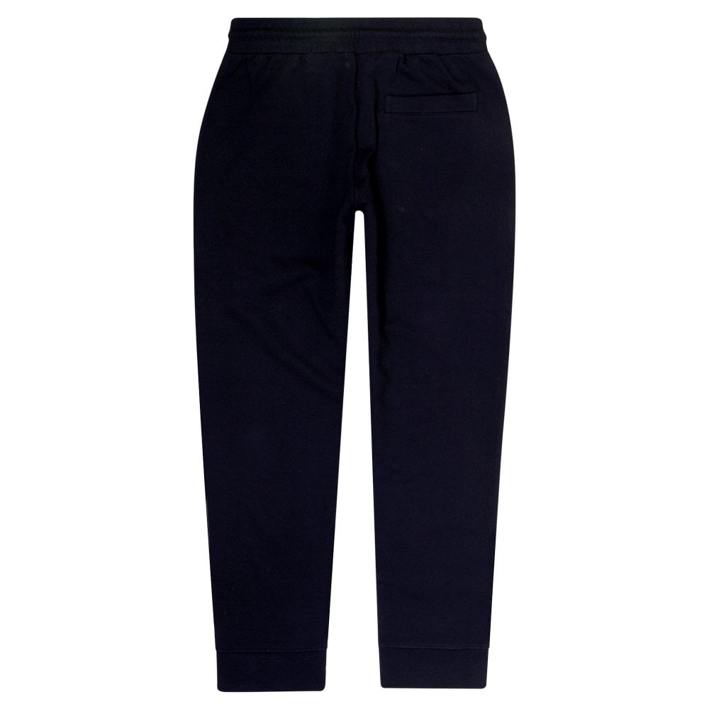 Black Text Logo Mens Dart Sweat Pant Track Bottoms