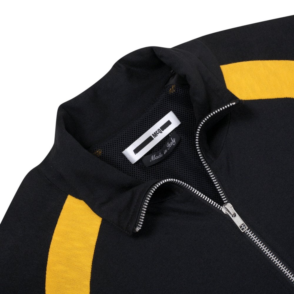 Mens Black Loose Track Blouson Jacket