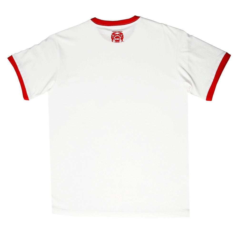 White Crew neck regular fit short sleeve t shirt