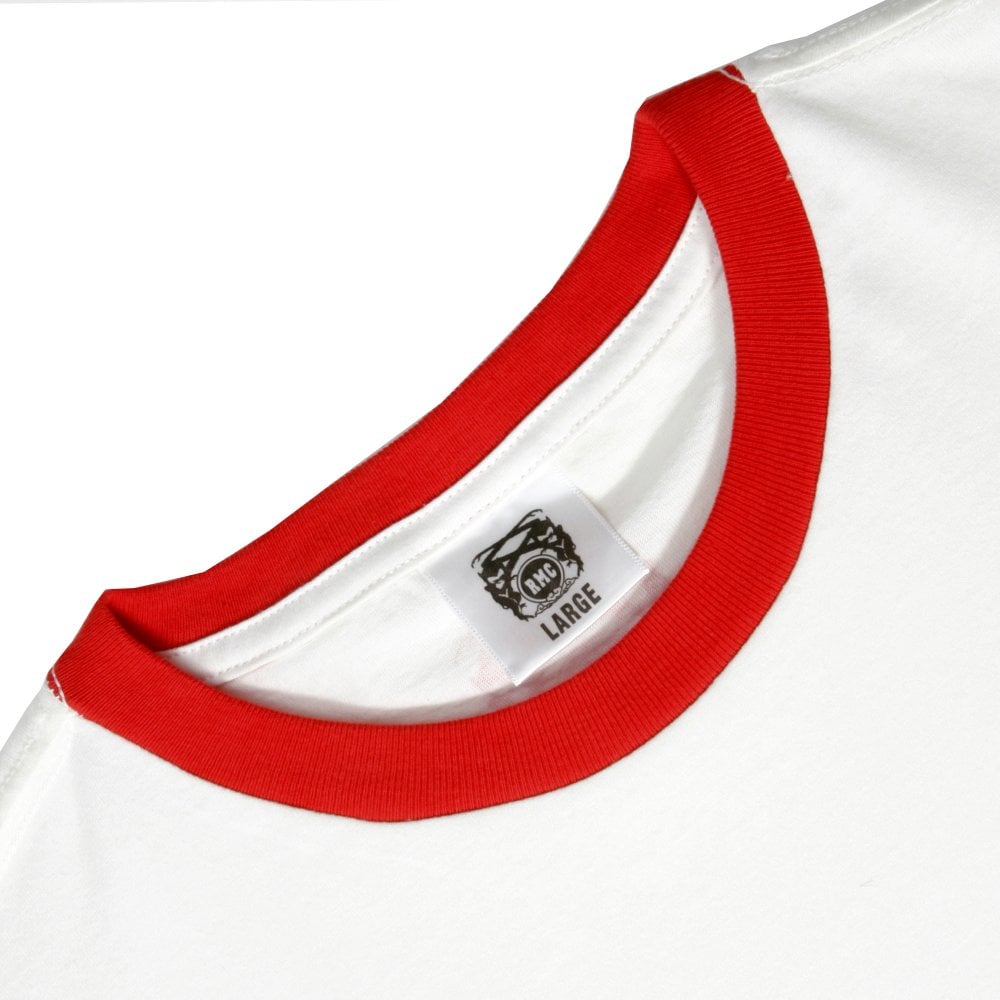 White Crew neck regular fit short sleeve t shirt