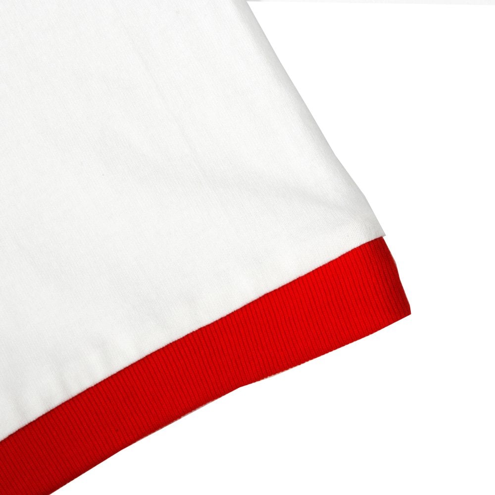 White Crew neck regular fit short sleeve t shirt