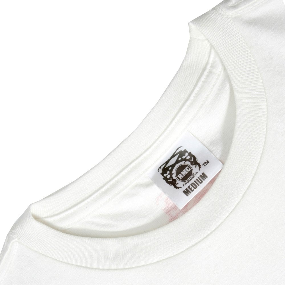 White Crew Neck Regular Fit T-shirt with Short Sleeves
