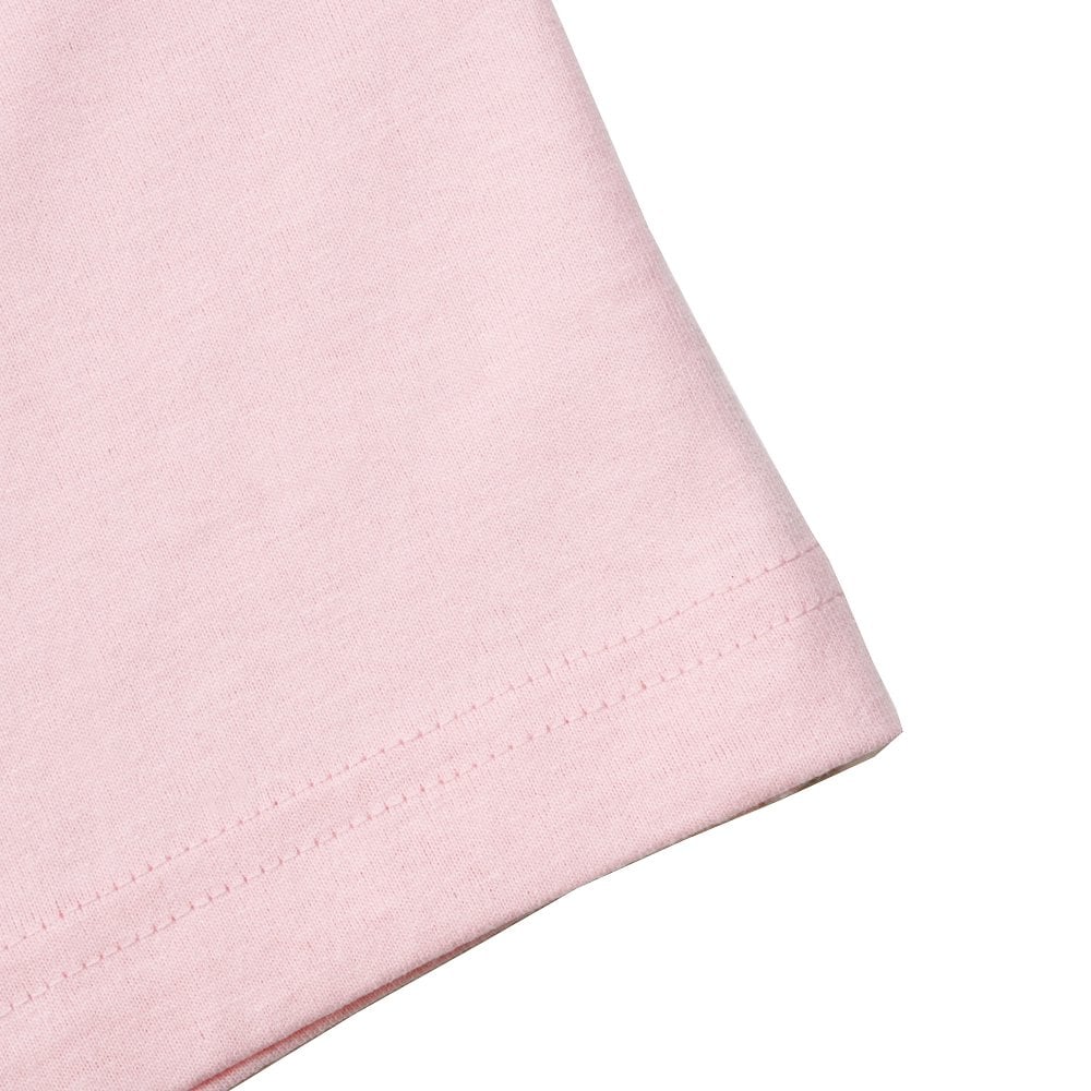 Mens Short Sleeve Pink Crew Neck Regular Fit T-Shirt with Matsuri Carnival Print