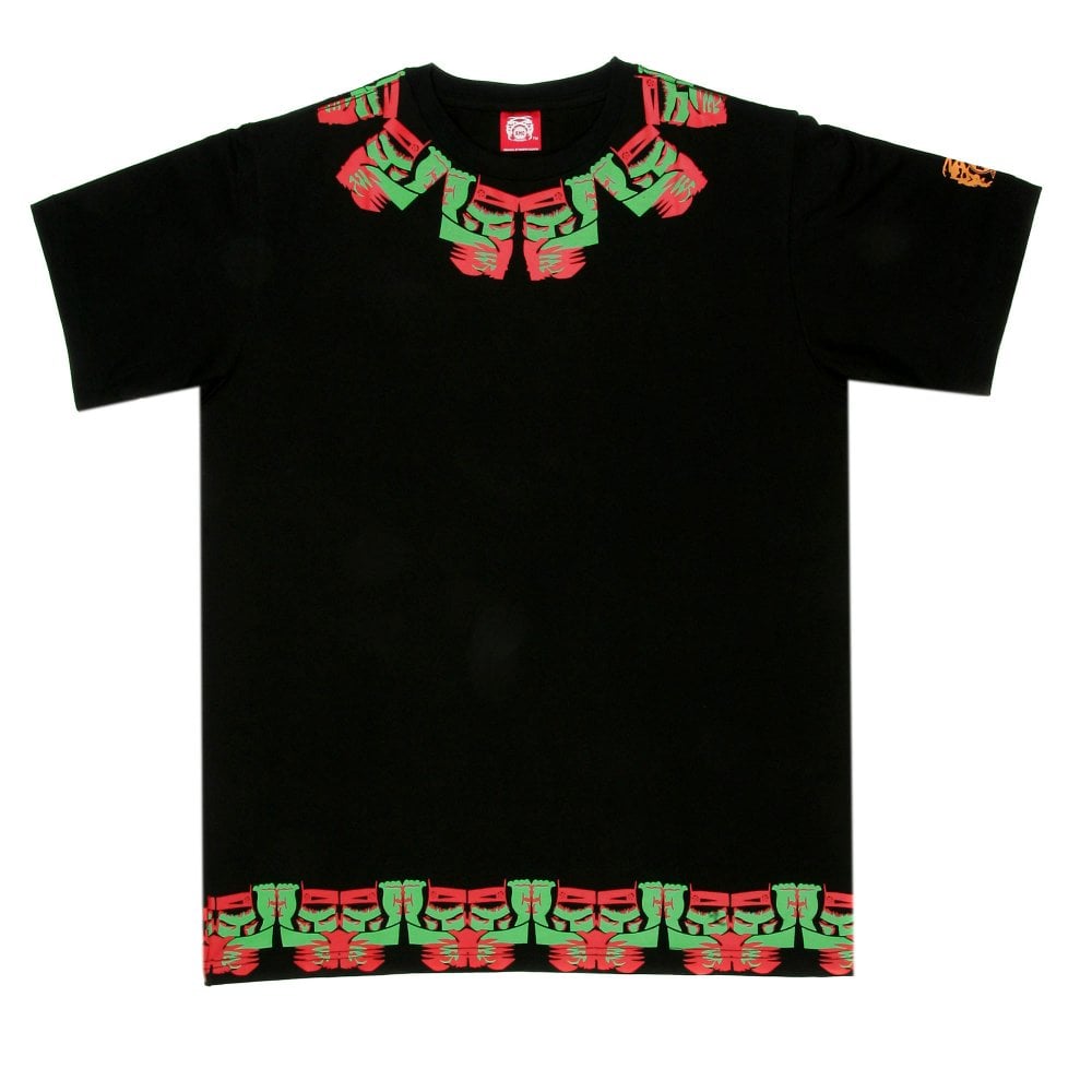 Black Crew Neck Regular Fit Short Sleeved T-Shirt