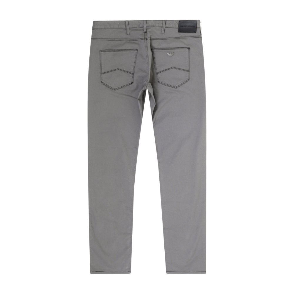 Emporio Armani J06 Mens Grey Slim Fit Stretch Jeans EAM9193