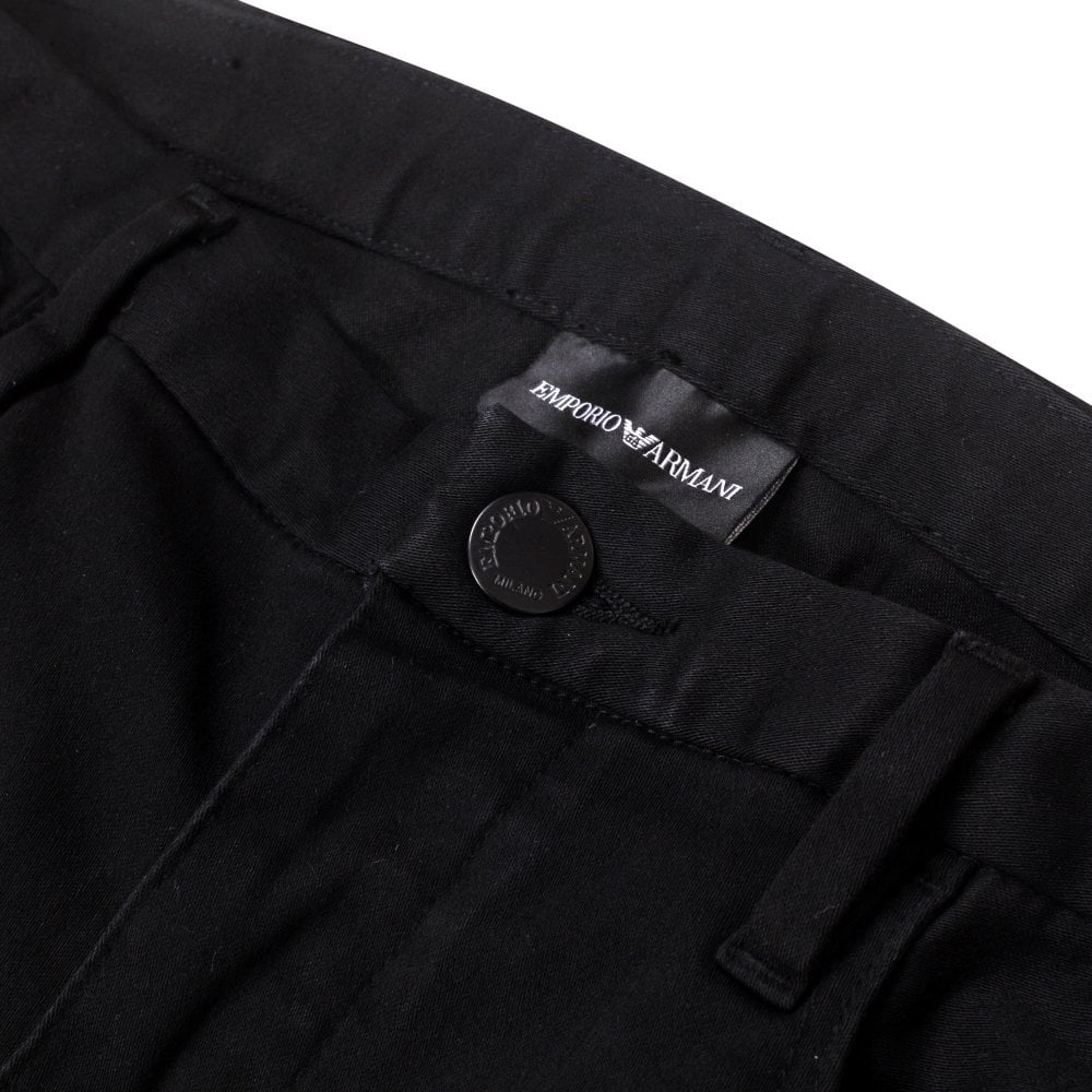 Emporio Armani J11 Mens Black Skinny  Fit Stretch Cotton Mix Jeans EAM8528