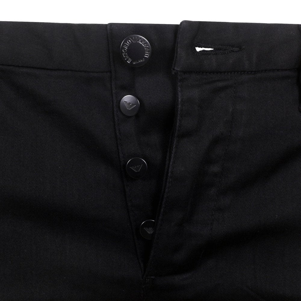 Emporio Armani J11 Mens Black Skinny  Fit Stretch Cotton Mix Jeans EAM8528