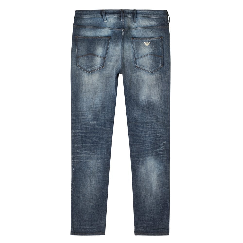 Emporio Armani J06 Mens Slim Fit Stretch Denim Jeans EAM9740