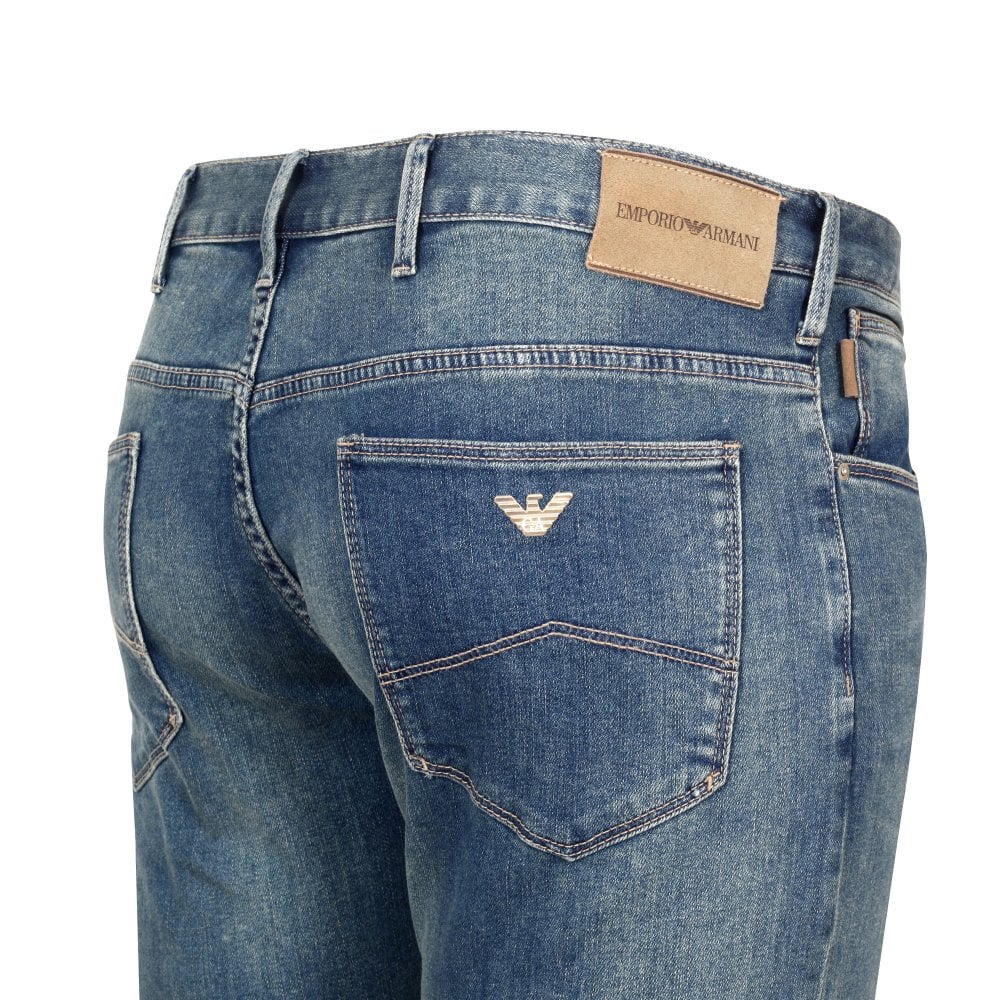 Emporio Armani J06 Slim Fit Stretch Mens Denim Jeans EAM10291