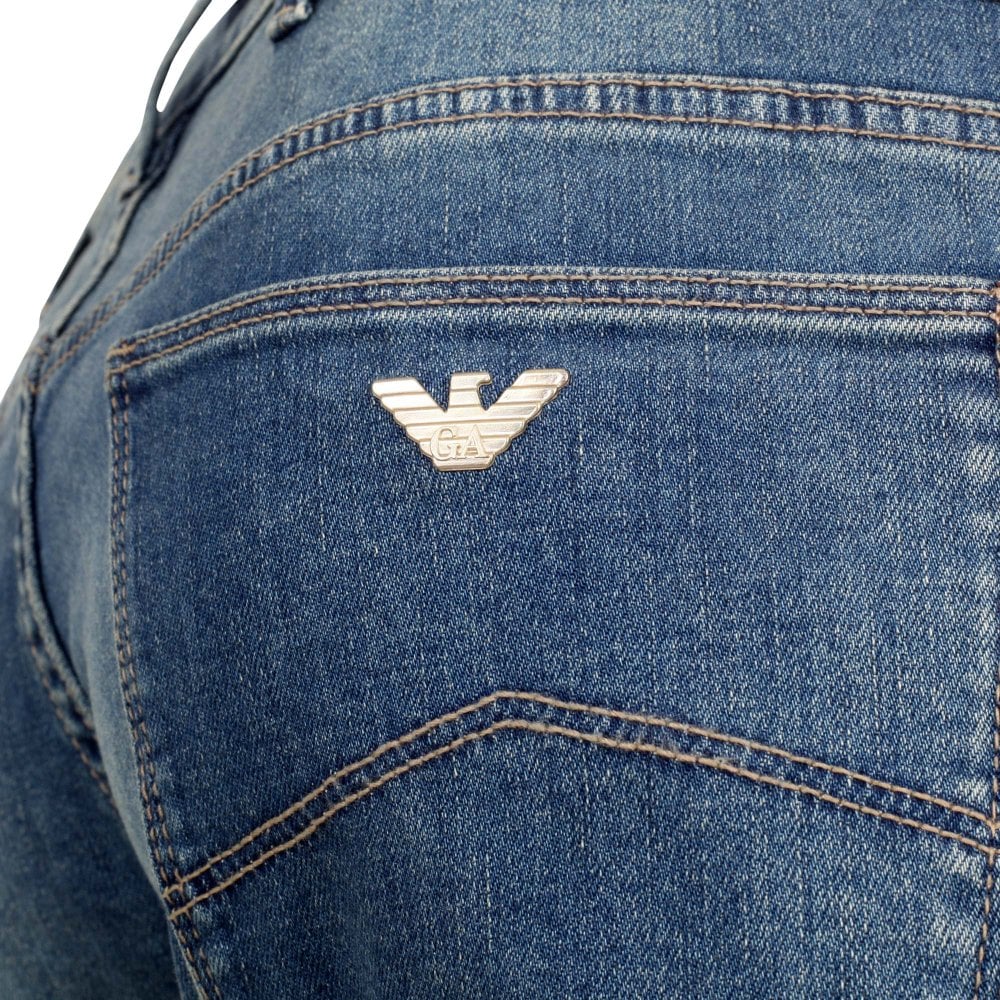 Emporio Armani J06 Slim Fit Stretch Mens Denim Jeans EAM10291