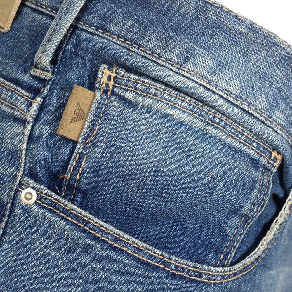 Emporio Armani J06 Slim Fit Stretch Mens Denim Jeans EAM10291