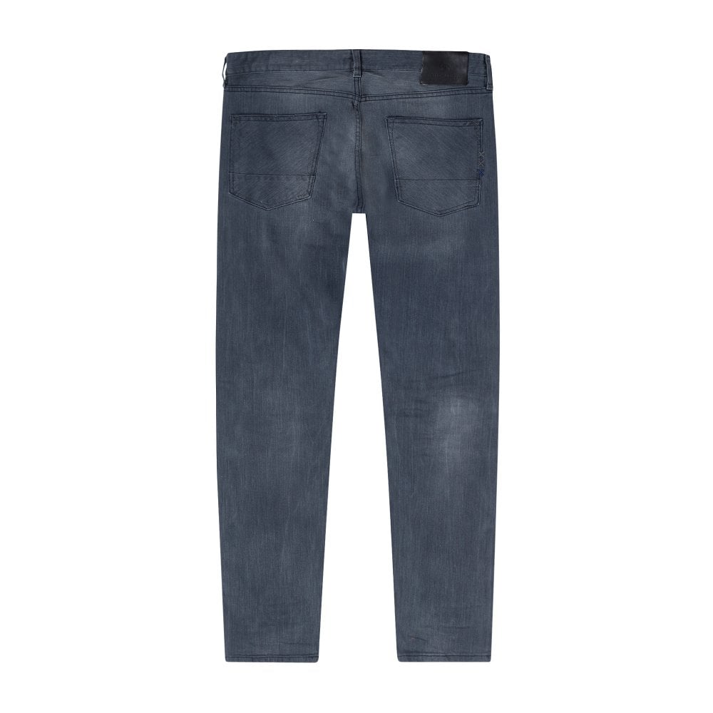 Scotch & Soda Mens Ralston Concrete Bleach Slim Fit Stretch Denim Jeans SCOT9628