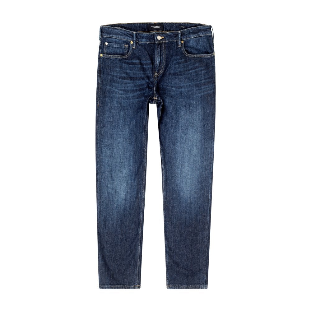 Scotch & Soda Mens Skim Dark Shades Skinny Fit Stretch Denim Jeans SCOT10170