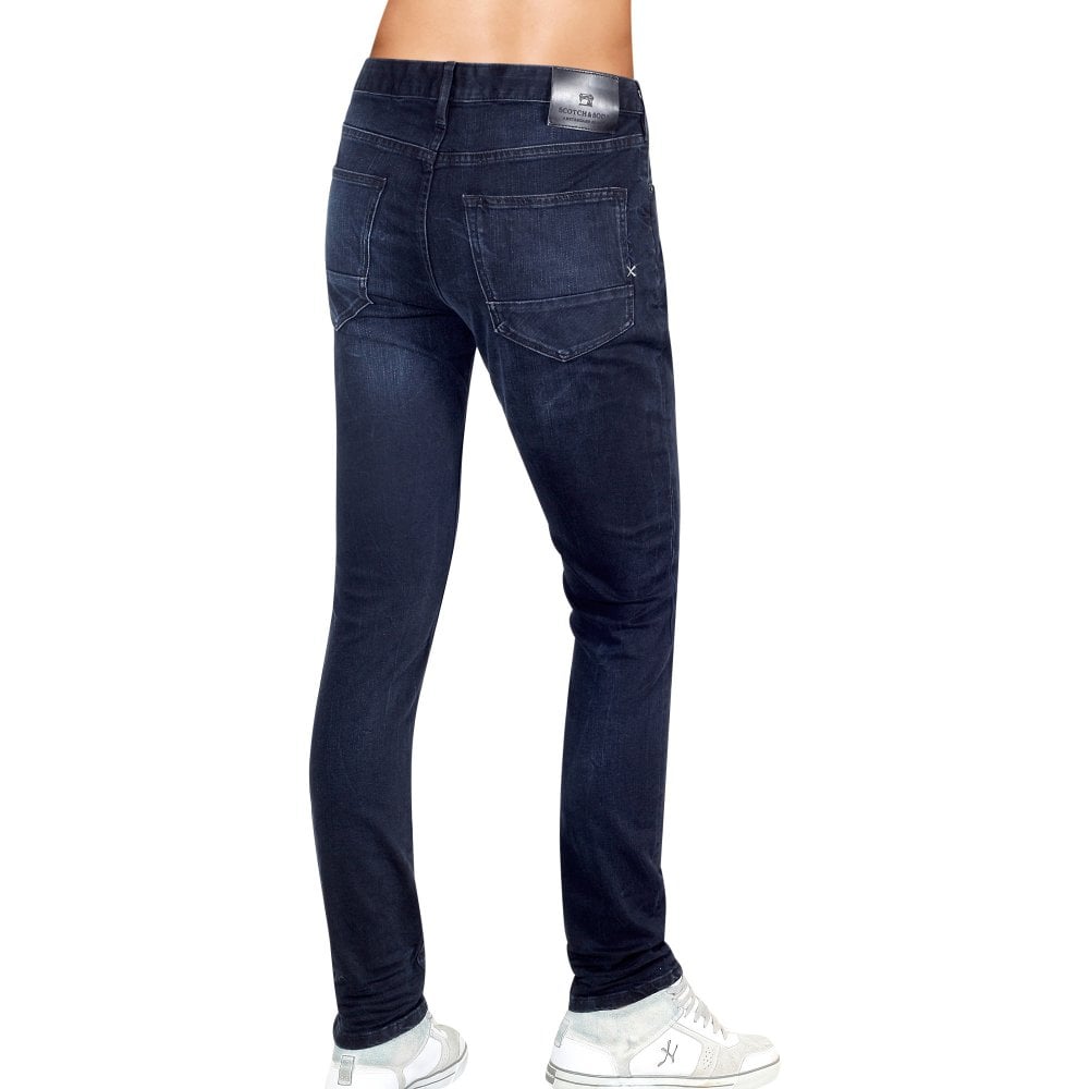 Scotch & Soda Mens Skim Jet Set Stretch Skinny Fit Denim Jeans SCOT7473