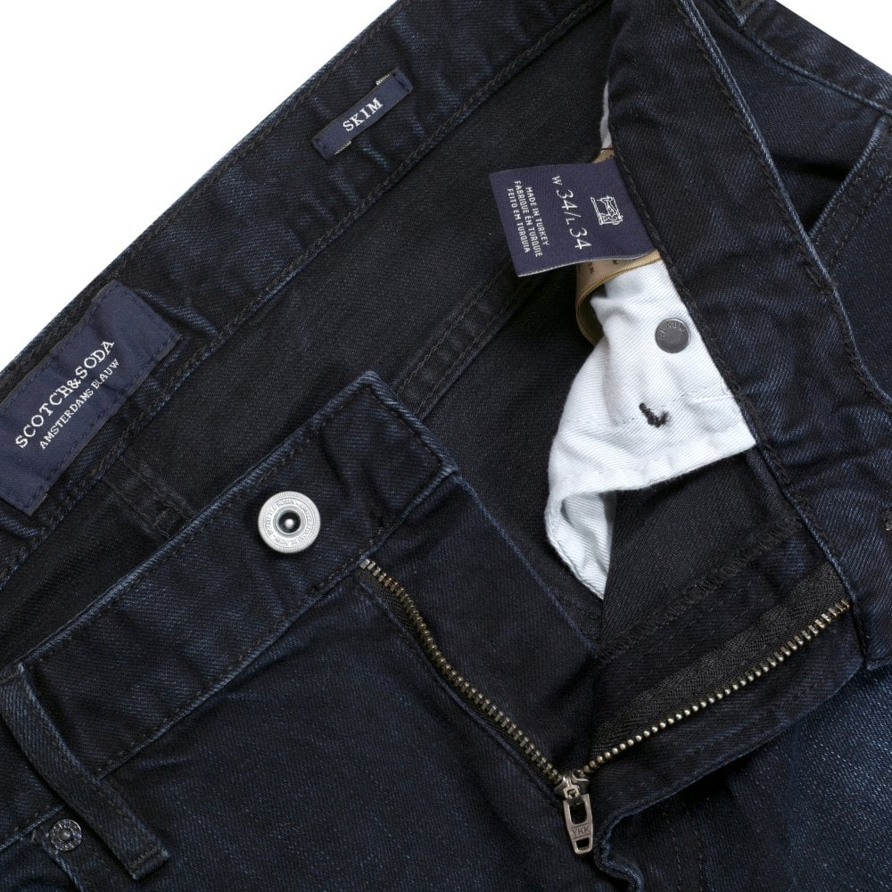 Scotch & Soda Mens Skim Jet Set Stretch Skinny Fit Denim Jeans SCOT7473