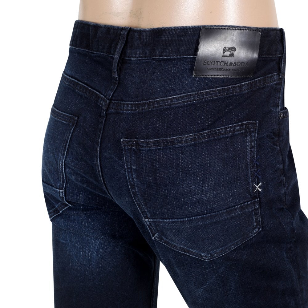 Scotch & Soda Mens Skim Jet Set Stretch Skinny Fit Denim Jeans SCOT7473