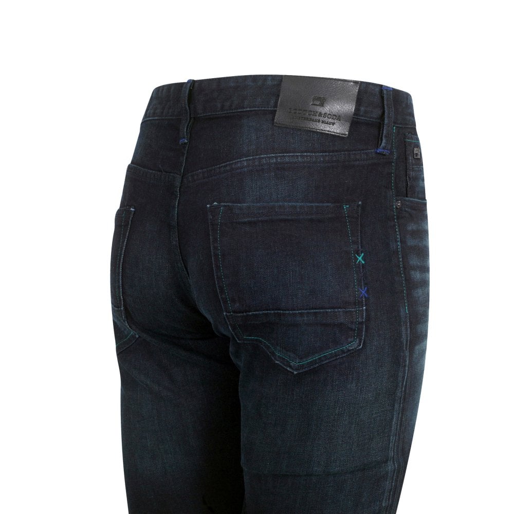 Scotch & Soda Mens Ralston Better Later Regular Slim Fit Stretch Denim Jeans SCOT8841