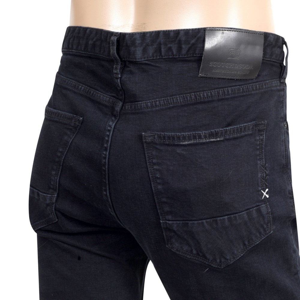 Scotch & Soda Skim Homegrown Skinny Fit Dark Blue Mens Stretch Denim Jeans SCOT8057