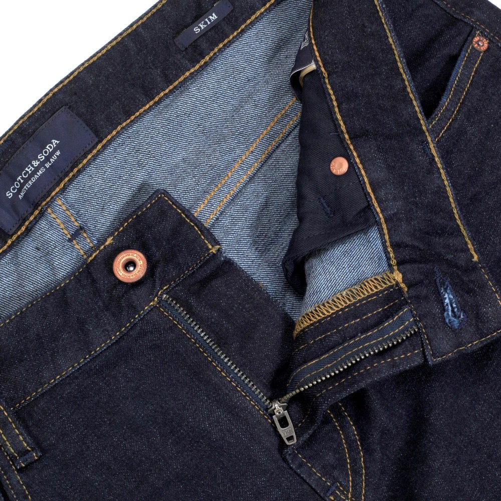 Scotch & Soda Dark Blue Skim Skinny Jeans SCOT7288