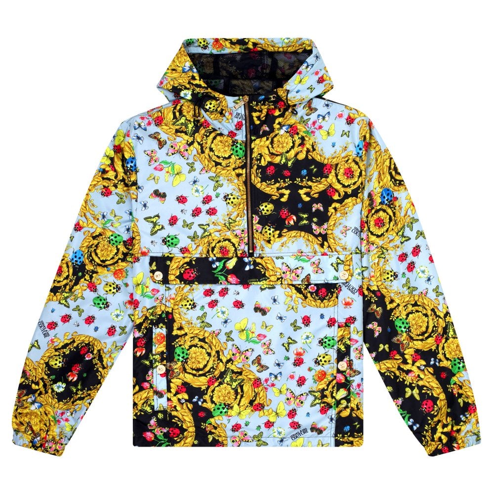 Versace Jeans Couture Mens Mint Coccinelle Print Lightweight Jacket VJC9710